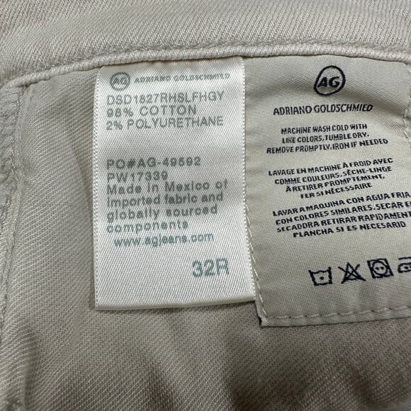 AG Adriano Goldschmied NWT The Etta High Waist Crop Raw Hem Jeans Size 32R - Picture 8 of 11